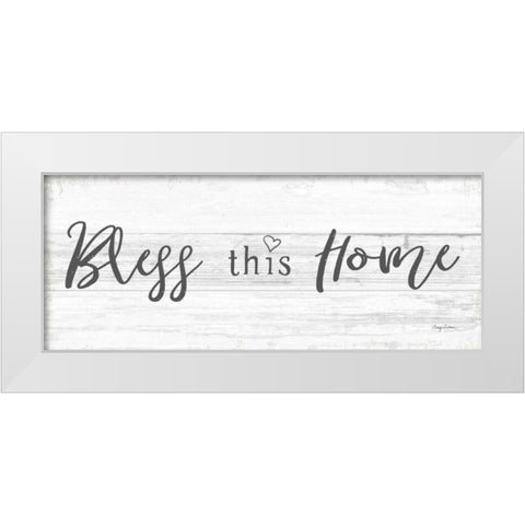 Life at Home X Shiplap White Modern Wood Framed Art Print by Tillmon, Avery