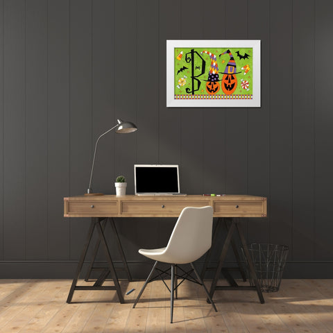 Spooky Fun IV White Modern Wood Framed Art Print by Tavoletti, Anne