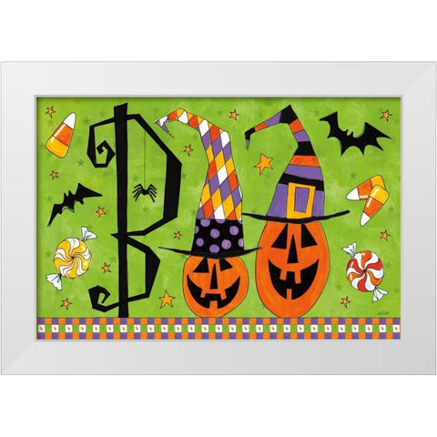 Spooky Fun IV White Modern Wood Framed Art Print by Tavoletti, Anne
