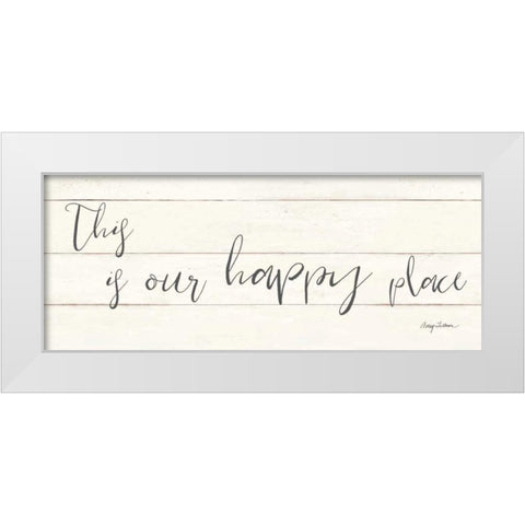 Life at Home IX Shiplap White Modern Wood Framed Art Print by Tillmon, Avery