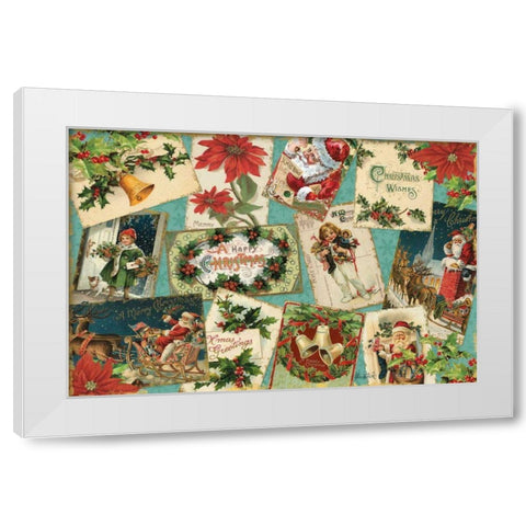 Nostalgic Holiday I White Modern Wood Framed Art Print by Pertiet, Katie