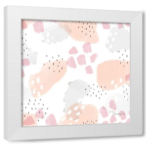 Sweet Paris Pattern III White Modern Wood Framed Art Print by Marshall, Laura