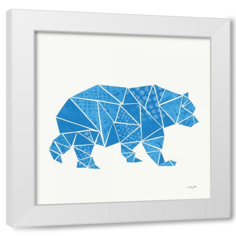 Geometric Animal I White Modern Wood Framed Art Print by Prahl, Courtney