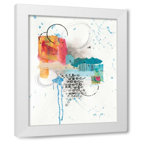 Abstract Skyline I White Modern Wood Framed Art Print by Prahl, Courtney
