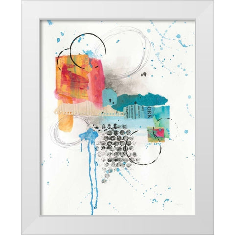 Abstract Skyline I White Modern Wood Framed Art Print by Prahl, Courtney