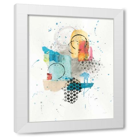 Abstract Skyline II White Modern Wood Framed Art Print by Prahl, Courtney