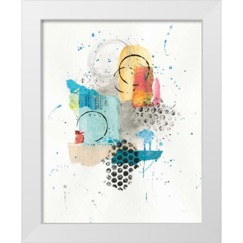Abstract Skyline II White Modern Wood Framed Art Print by Prahl, Courtney