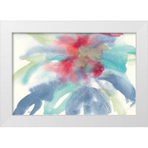 Dusting of Mint I White Modern Wood Framed Art Print by Paschke, Chris
