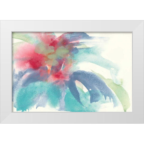 Dusting of Mint II White Modern Wood Framed Art Print by Paschke, Chris