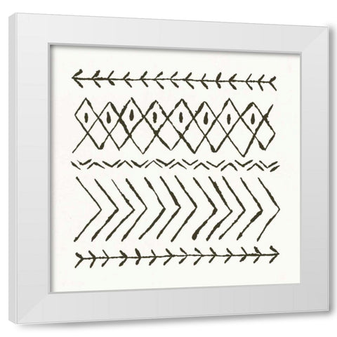 Nordic Vibes II White Modern Wood Framed Art Print by Hershey, Moira