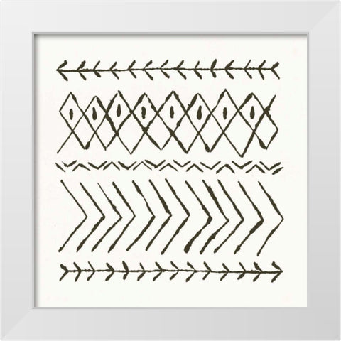 Nordic Vibes II White Modern Wood Framed Art Print by Hershey, Moira