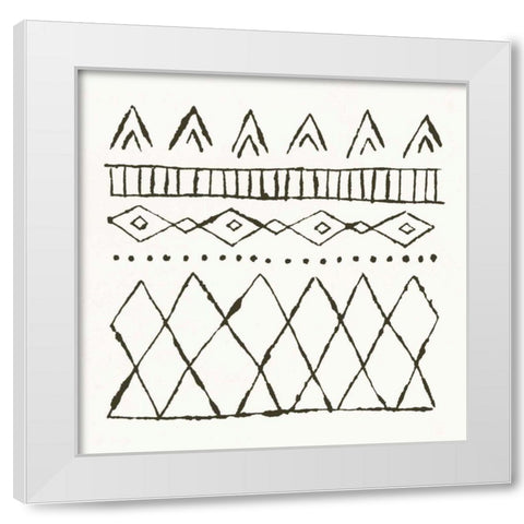 Nordic Vibes III White Modern Wood Framed Art Print by Hershey, Moira