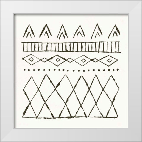 Nordic Vibes III White Modern Wood Framed Art Print by Hershey, Moira