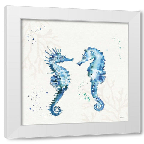 Deep Sea III No Words White Modern Wood Framed Art Print by Tavoletti, Anne