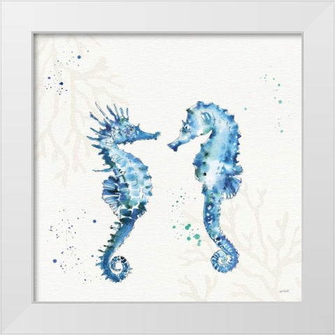 Deep Sea III No Words White Modern Wood Framed Art Print by Tavoletti, Anne