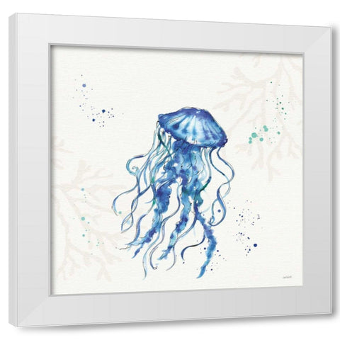 Deep Sea V No Words White Modern Wood Framed Art Print by Tavoletti, Anne
