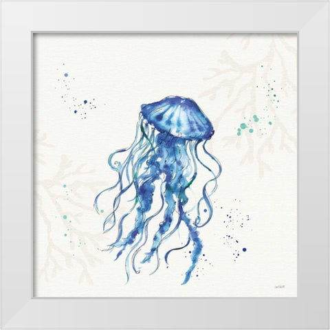Deep Sea V No Words White Modern Wood Framed Art Print by Tavoletti, Anne