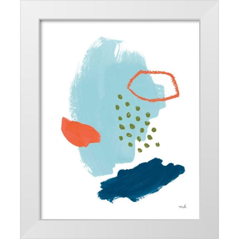 Eternal Optimist II White Modern Wood Framed Art Print by Hershey, Moira