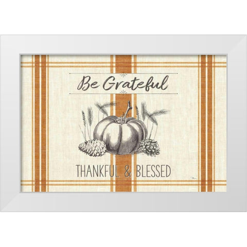 Autumn Farmhouse I v2 White Modern Wood Framed Art Print by Pela Studio