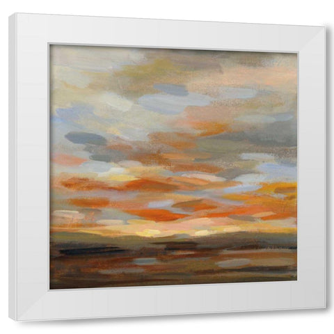 High Desert Sky II White Modern Wood Framed Art Print by Vassileva, Silvia