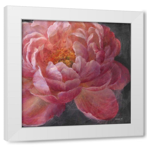 Vivid Floral I Crop White Modern Wood Framed Art Print by Nai, Danhui