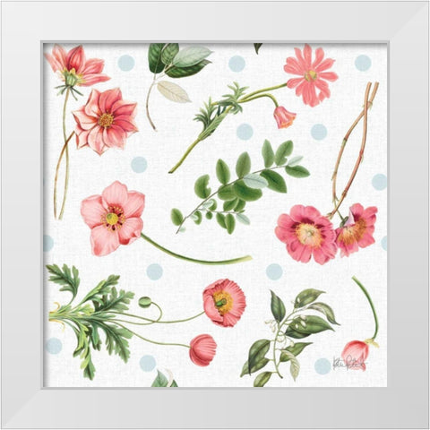 Studio Botanicals Pattern IA White Modern Wood Framed Art Print by Pertiet, Katie