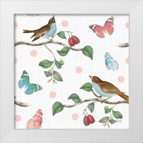 Studio Botanicals Pattern V White Modern Wood Framed Art Print by Pertiet, Katie