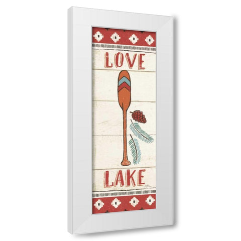 Vintage Lake XII White Modern Wood Framed Art Print by Penner, Janelle