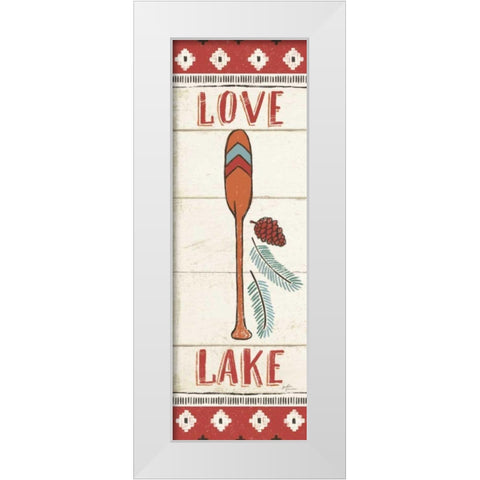 Vintage Lake XII White Modern Wood Framed Art Print by Penner, Janelle