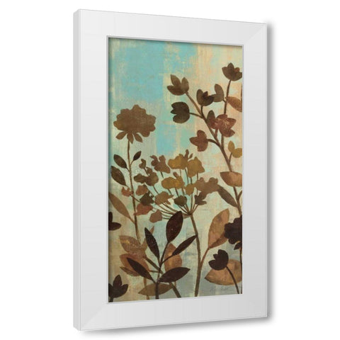 Enchanted Garden I White Modern Wood Framed Art Print by Vassileva, Silvia