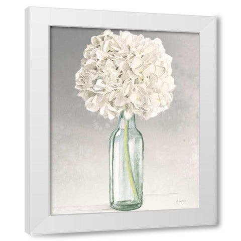 Tranquil Blossoms II Green Crop White Modern Wood Framed Art Print by Wiens, James