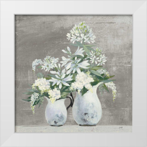 Late Summer Bouquet III Greige White Modern Wood Framed Art Print by Purinton, Julia