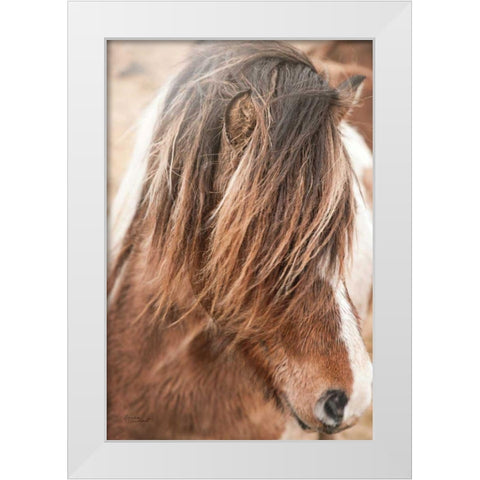 Elska I White Modern Wood Framed Art Print by Marshall, Laura