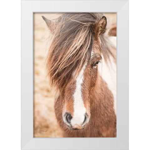 Elska II White Modern Wood Framed Art Print by Marshall, Laura