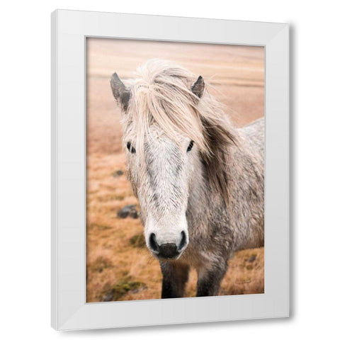 Heida II White Modern Wood Framed Art Print by Marshall, Laura