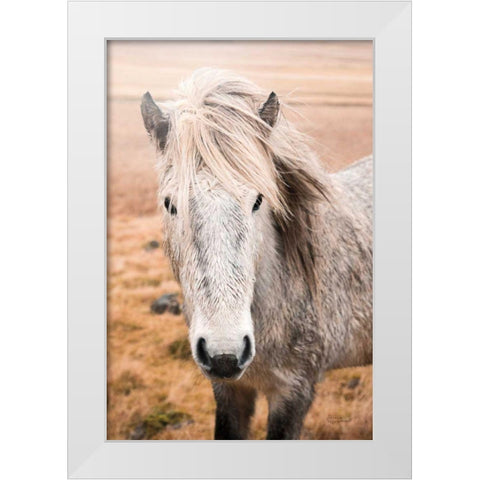 Heida II White Modern Wood Framed Art Print by Marshall, Laura