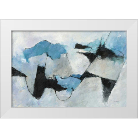 Shadow of Winter White Modern Wood Framed Art Print by Schick, Mike