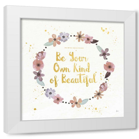 Simply Amazing II Beautiful White Modern Wood Framed Art Print by Aiken, Jess