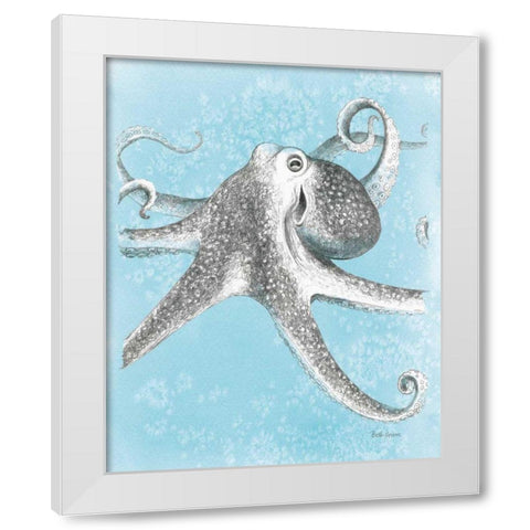 Coastal Sea Life II v2 White Modern Wood Framed Art Print by Grove, Beth