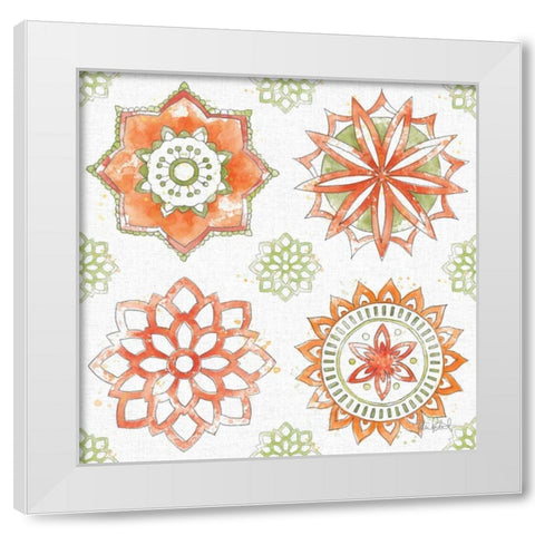 Orchard Harvest Pattern II White Modern Wood Framed Art Print by Pertiet, Katie