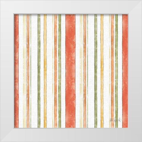 Orchard Harvest Pattern III White Modern Wood Framed Art Print by Pertiet, Katie