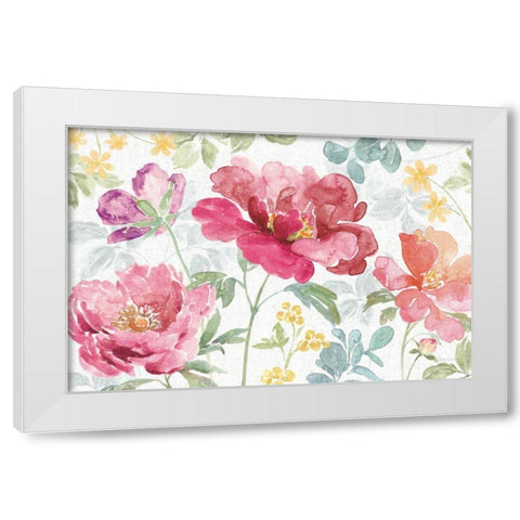 Springtime Bloom I White Modern Wood Framed Art Print by Grove, Beth
