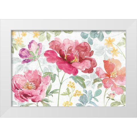 Springtime Bloom I White Modern Wood Framed Art Print by Grove, Beth