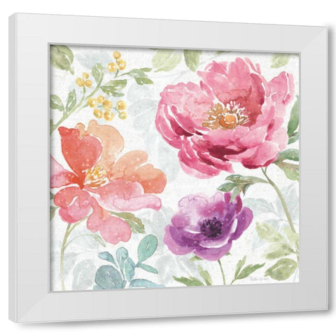 Springtime Bloom III White Modern Wood Framed Art Print by Grove, Beth
