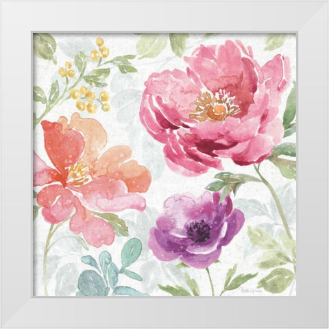 Springtime Bloom III White Modern Wood Framed Art Print by Grove, Beth