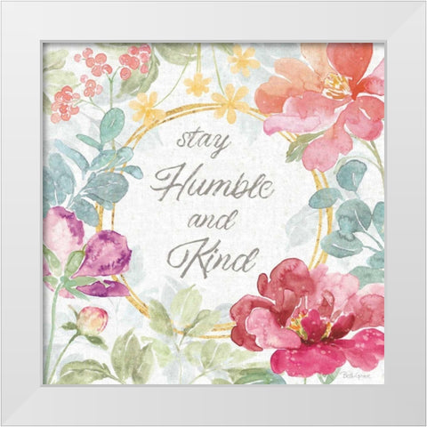 Springtime Bloom V White Modern Wood Framed Art Print by Grove, Beth