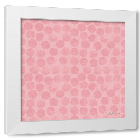 Springtime Bloom Pattern IIIA White Modern Wood Framed Art Print by Grove, Beth