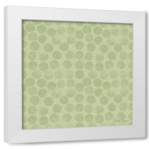 Springtime Bloom Pattern IIIB White Modern Wood Framed Art Print by Grove, Beth