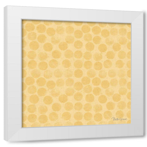 Springtime Bloom Pattern IIID White Modern Wood Framed Art Print by Grove, Beth