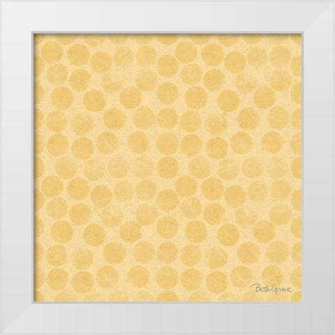 Springtime Bloom Pattern IIID White Modern Wood Framed Art Print by Grove, Beth